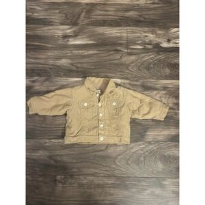 Gap Corduroy Chore Jacket Infant 6-12 Months‎ Brown Sherpa Lined 535